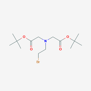 molecular formula C14H26BrNO4 B017644 二叔丁基-2-溴乙基亚氨基二乙酸酯 CAS No. 146432-43-1