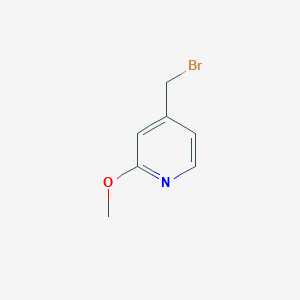 B176453 4-(Bromomethyl)-2-methoxypyridine CAS No. 120277-15-8