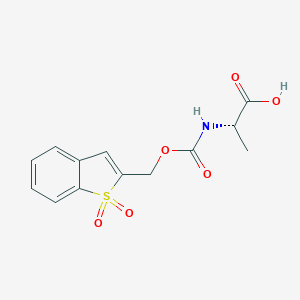 molecular formula C13H13NO6S B176455 N-Bsmoc-L-alanine CAS No. 197245-15-1