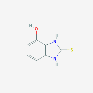 molecular formula C7H6N2OS B176458 2-Mercapto-1H-benzoimidazole-4-ol CAS No. 199007-13-1