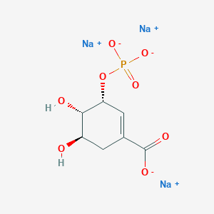 molecular formula C7H8Na3O8P B176501 3-磷酸莽草酸三钠盐 CAS No. 143393-03-7