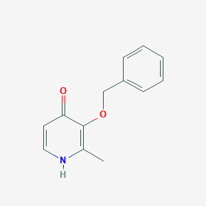 molecular formula C13H13NO2 B176512 3-(苄氧基)-2-甲基吡啶-4(1H)-酮 CAS No. 150630-13-0
