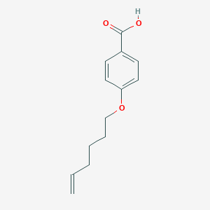 molecular formula C13H16O3 B176543 Benzoic acid, 4-(5-hexenyloxy)- CAS No. 115595-28-3