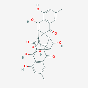 molecular formula C30H22O10 B017658 Rugulosin CAS No. 21884-45-7