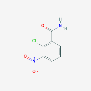 molecular formula C7H5ClN2O3 B176619 2-Chloro-3-nitrobenzamide CAS No. 117054-76-9