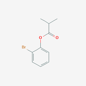 molecular formula C10H11BrO2 B176650 (2-Bromophenyl) 2-methylpropanoate CAS No. 106141-06-4