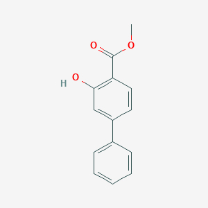 molecular formula C14H12O3 B176660 Methyl 2-hydroxy-4-phenylbenzoate CAS No. 117369-94-5