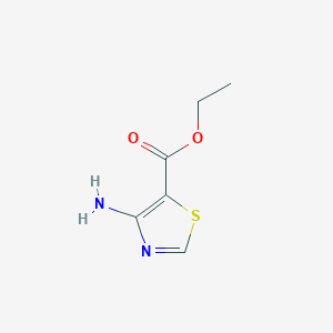 molecular formula C6H8N2O2S B176662 Ethyl 4-aminothiazole-5-carboxylate CAS No. 152300-59-9