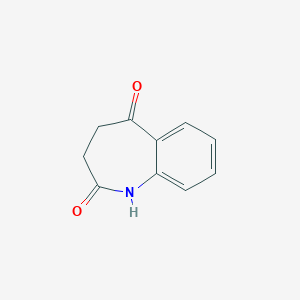 molecular formula C10H9NO2 B017667 3,4-Dihydro-1H-1-benzazepine-2,5-dione CAS No. 16511-38-9