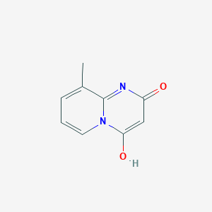 molecular formula C9H8N2O2 B176671 2-Hydroxy-9-methyl-4H-pyrido[1,2-a]pyrimidin-4-one CAS No. 17326-09-9