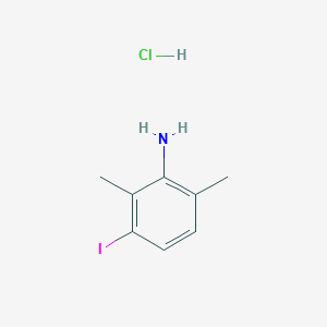 molecular formula C8H11ClIN B176675 3-碘-2,6-二甲基苯胺盐酸盐 CAS No. 135630-62-5
