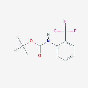 molecular formula C12H14F3NO2 B176687 叔丁基(2-(三氟甲基)苯基)氨基甲酸酯 CAS No. 141940-36-5