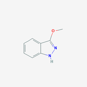 molecular formula C8H8N2O B176688 3-methoxy-1H-indazole CAS No. 1848-41-5