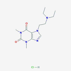 molecular formula C13H22ClN5O2 B176690 Etamiphyllin hydrochloride CAS No. 17140-68-0