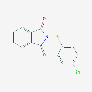 molecular formula C14H8ClNO2S B176692 1H-Isoindole-1,3(2H)-dione, 2-[(4-chlorophenyl)thio]- CAS No. 14204-31-0
