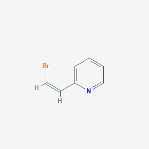 molecular formula C7H6BrN B176697 2-[(Z)-2-bromoethenyl]pyridine CAS No. 125142-06-5