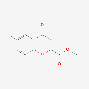 molecular formula C11H7FO4 B176710 Methyl 6-fluoro-4-oxo-4H-chromene-2-carboxylate CAS No. 116543-91-0