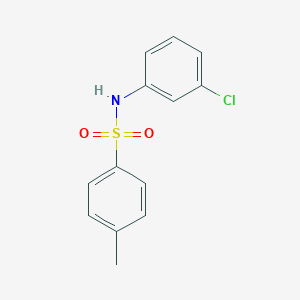 molecular formula C13H12ClNO2S B176716 n-(3-Chlorophenyl)-4-methylbenzenesulfonamide CAS No. 19377-04-9