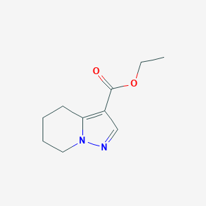 molecular formula C10H14N2O2 B176719 Ethyl 4,5,6,7-tetrahydropyrazolo[1,5-a]pyridine-3-carboxylate CAS No. 118055-06-4