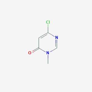 molecular formula C5H5ClN2O B176724 6-Chloro-3-methylpyrimidin-4(3H)-one CAS No. 101079-62-3