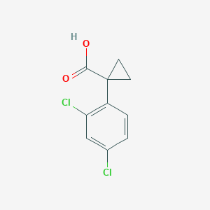 molecular formula C10H8Cl2O2 B176741 1-(2,4-Dichlorophenyl)cyclopropanecarboxylic acid CAS No. 84604-70-6