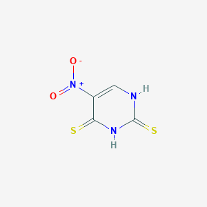 molecular formula C4H3N3O2S2 B176757 5-Nitropyrimidine-2,4(1H,3H)-dithione CAS No. 14623-57-5
