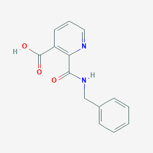 B176764 2-(benzylcarbamoyl)pyridine-3-carboxylic Acid CAS No. 100872-65-9