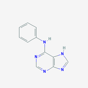 molecular formula C11H9N5 B017677 6-苯胺嘌呤 CAS No. 1210-66-8