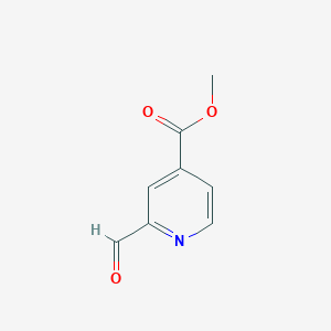 B176787 Methyl 2-formylisonicotinate CAS No. 125104-34-9