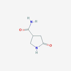 molecular formula C5H8N2O2 B176796 5-Oxopyrrolidine-3-carboxamide CAS No. 14466-21-8