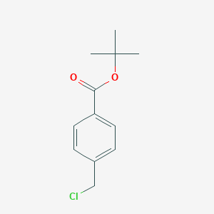 molecular formula C12H15ClO2 B176798 Tert-butyl 4-(chloromethyl)benzoate CAS No. 121579-86-0