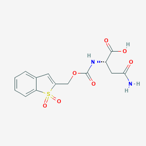 molecular formula C14H14N2O7S B176821 N-Bsmoc-L-asparagine CAS No. 197245-31-1