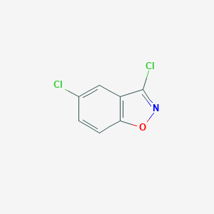 molecular formula C7H3Cl2NO B176822 3,5-Dichlorobenzo[d]isoxazole CAS No. 16263-53-9