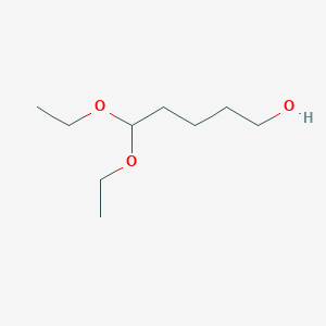 molecular formula C9H20O3 B017683 5,5-二乙氧基戊醇 CAS No. 18545-17-0