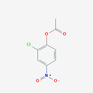 molecular formula C8H6ClNO4 B176836 2-氯-4-硝基苯基乙酸酯 CAS No. 18855-84-0