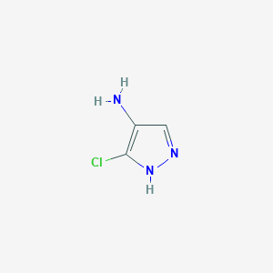 B176853 3-Chloro-1H-pyrazol-4-amine CAS No. 103286-54-0