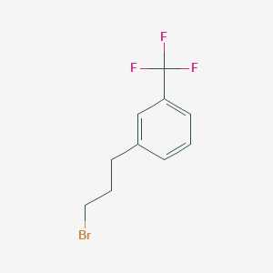 molecular formula C10H10BrF3 B176860 1-(3-溴丙基)-3-(三氟甲基)苯 CAS No. 129254-76-8
