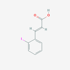 molecular formula C9H7IO2 B176876 2-碘肉桂酸 CAS No. 1643-34-1