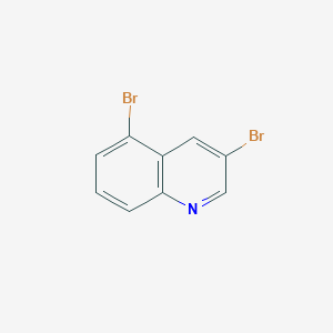 molecular formula C9H5Br2N B176877 3,5-二溴喹啉 CAS No. 101861-59-0