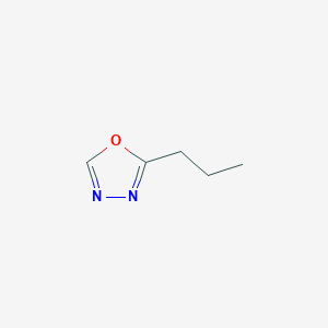 molecular formula C5H8N2O B176880 2-Propyl-1,3,4-oxadiazole CAS No. 13148-62-4