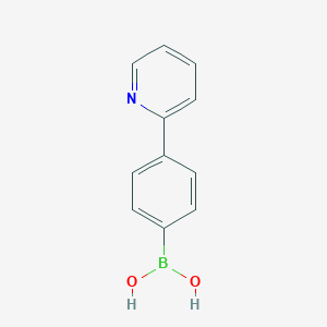 molecular formula C11H10BNO2 B176885 (4-(吡啶-2-基)苯基)硼酸 CAS No. 170230-27-0