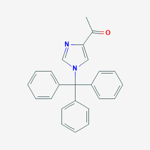 molecular formula C24H20N2O B176898 1-(1-三苯甲基-1H-咪唑-4-基)乙酮 CAS No. 116795-55-2