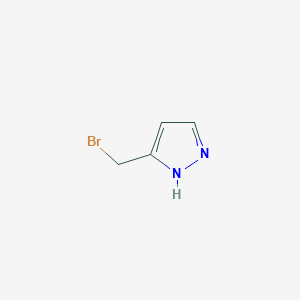 B176913 3-(bromomethyl)-1H-pyrazole CAS No. 102846-12-8