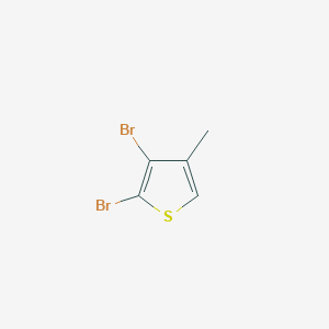 B176918 2,3-Dibromo-4-methylthiophene CAS No. 125257-38-7