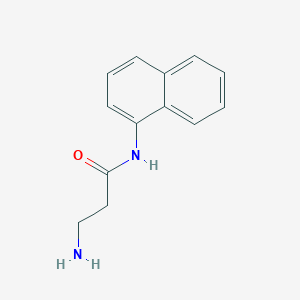 B176923 3-Amino-N-(naphthalen-1-yl)propanamide CAS No. 121494-81-3