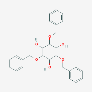 molecular formula C27H30O6 B176929 (1R,2S,3R,4R,5S,6S)-2,4,6-三(苄氧基)环己烷-1,3,5-三醇 CAS No. 114828-08-9