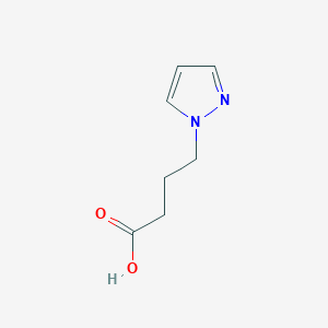 B176940 4-(1H-pyrazol-1-yl)butanoic acid CAS No. 110525-56-9