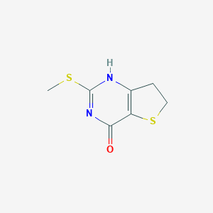 B176941 2-(Methylthio)-6,7-dihydrothieno[3,2-D]pyrimidin-4-OL CAS No. 139297-07-7