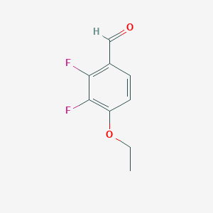 molecular formula C9H8F2O2 B176945 4-乙氧基-2,3-二氟苯甲醛 CAS No. 126162-95-6