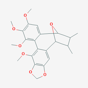 molecular formula C23H26O7 B176947 新藤二醇 CAS No. 115181-68-5